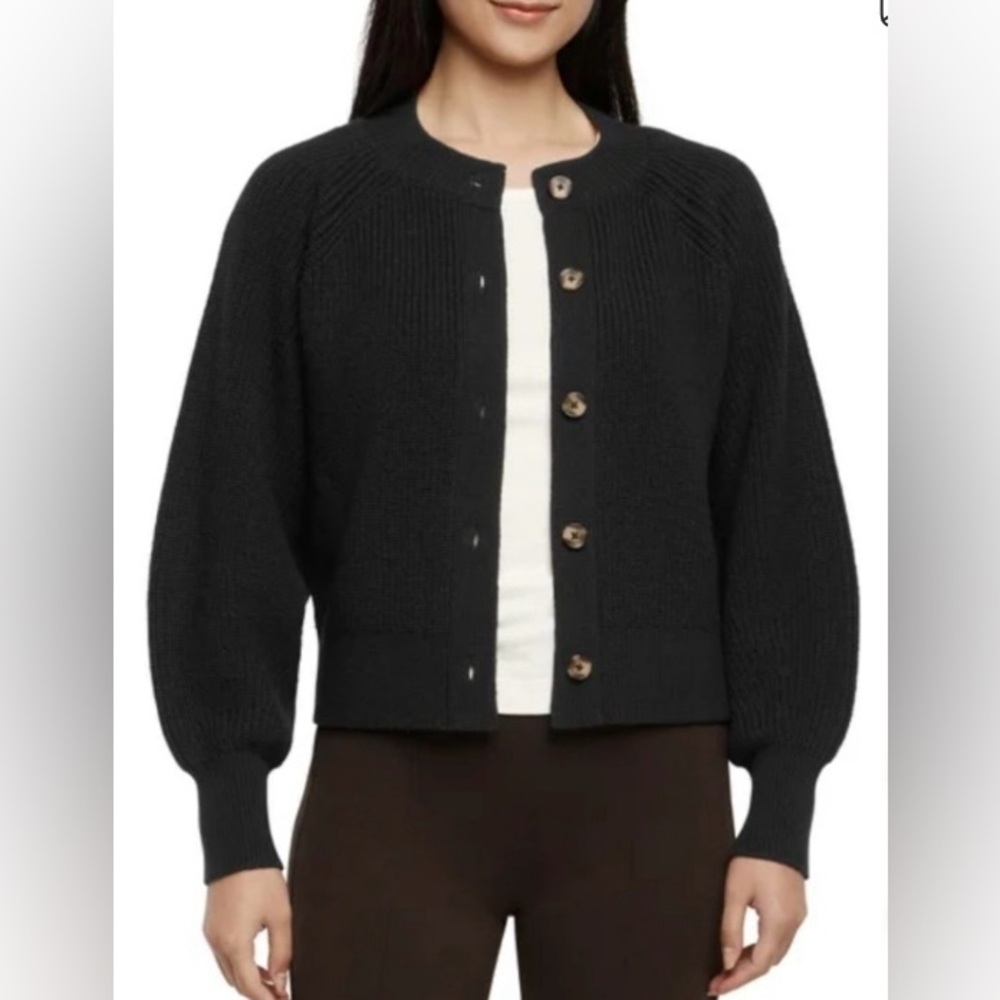 Banana Republic Women's Button Front Cardigan Black